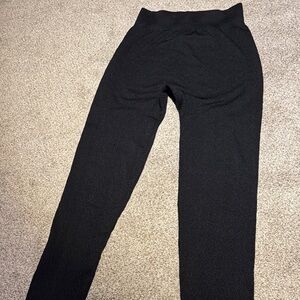 Elegant Black High-Waisted Pants